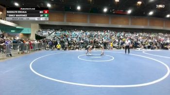 100 lbs Champ. Round 3 - Madalyn Escala, Millikan vs Emily Martinez, Pitman