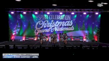 Odyssey Cheer Company - Aces [2025 L3 Senior - D2 - Small] 2025 Spirit Celebration Christmas Grand Nationals
