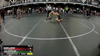 76 lbs Round 2 (4 Team) - Josh Buffalari, Ragin Raisins Concord vs Quinn Larsen, Buxton Squeeze