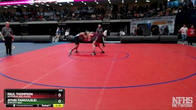 215 lbs 3rd Place Match - Sithri Fainuulelei, Bartlett High vs Paul Thompson, Ketchikan High School