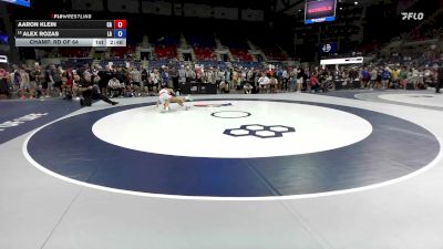 120 lbs Champ. Rd Of 64 - Aaron Klein, CA vs Alex Rozas, LA