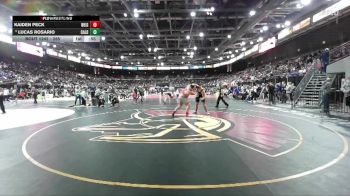 285 lbs Cons. Round 4 - Lucas Rosario, Caldwell vs Kaiden Peck, Weiser