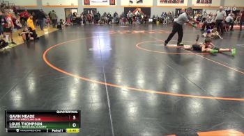 PW-14 lbs Quarterfinal - Gavin Meade, Spartan Wrestling Club vs Louis Thompson, Hawkeye Wrestling Academy