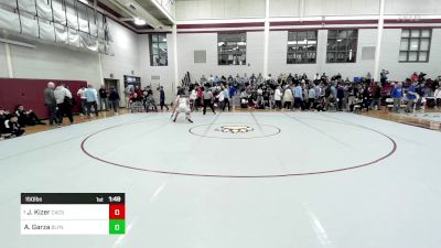 150 lbs Round Of 64 - Jack Kizer, Cary Christian School vs Aidan Garza, Bishop Lynch