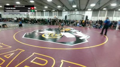 135 lbs Quarterfinal - Lilah Blair, Little Axe vs Aurora Hiebert, Kelso