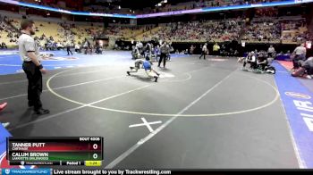 106 Class 4 lbs Champ. Round 1 - Tanner Putt, Carthage vs Calum Brown, Lafayette (Wildwood)