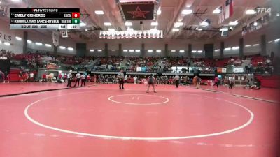 235 lbs Cons. Round 1 - Kimimila Two Lance-Steele, Arlington Martin vs Emely Cisneros, Socorro