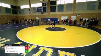 100lbs Cons. Round 5 - Brigitte Timoteo, Spanaway Lake (Girls) vs Emma Bowers, Orting (Girls)