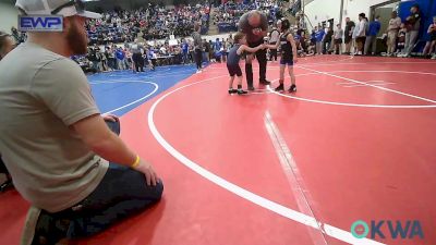 40 lbs Consi Of 4 - Angel Roshto, Miami vs Kyson Miller, Wagoner Takedown Club