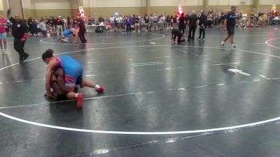 150 lbs Consi Of 8 #2 - Jeremiah Isaiah Louis, Unattached vs Cesar Calderin, Youth Impact Center Wrestling Club