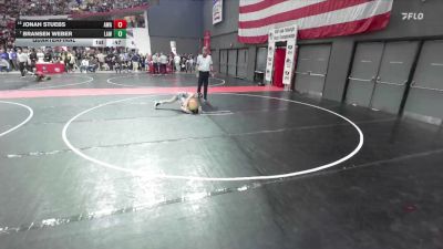 82 lbs Quarterfinal - Bransen Weber, LAW vs Jonah Stuebs, Askren Wrestling Academy