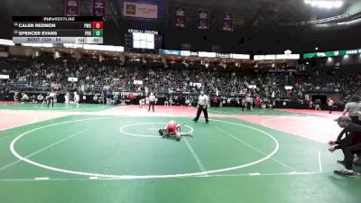 84 lbs Cons. Round 3 - Spencer Evans, PBG1 vs Calen Redmon, PWCA