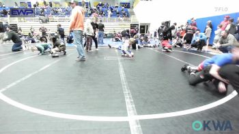 64 lbs Quarterfinal - Nolan Cervantes, Morrison Takedown Club vs Kyson Barnett, Twin Hills