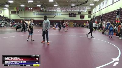 14U-5 lbs Round 2 - Avery Paustian, McDominate Training Center vs Beckett Westendorf, Immortal Athletics WC