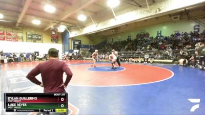 144 lbs Champ. Round 2 - Dylan Guillermo, Palm Desert vs Luke Reyes, West Valley