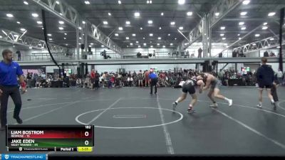 182 lbs Round 2 (4 Team) - Jake Eden, Siggy Trained vs Liam Bostrom ...