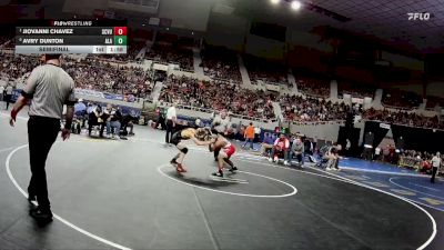 120-D4 Semifinal - Jiovanni Chavez, Santa Cruz Valley Union High School vs Avry Dunton, Arizona Lutheran Academy