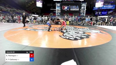 113 lbs Cons 64 #2 - Andrew Pedregon, CO vs Khy'ree Thomas-Calloway, NE