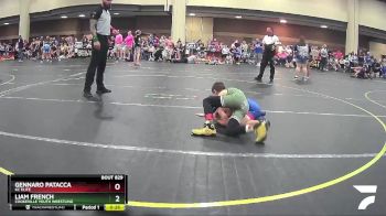 70 lbs Cons. Round 1 - Gennaro Patacca, KC Elite vs Liam French, Cookeville Youth Wrestling