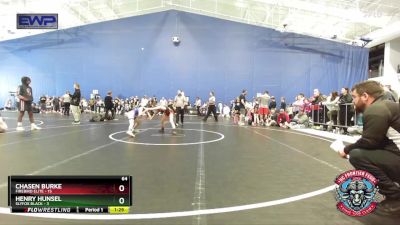 64 lbs Semis (4 Team) - Chasen Burke, Firebird Elite vs Henry Hunsel, Slyfox Black