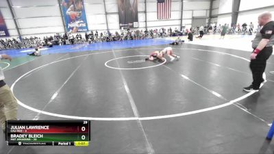 72 lbs Rd# 4- 2:00pm Friday Final Pool - Bradey Bleich, Mat Assassins vs Julian Lawrence, Cali Red