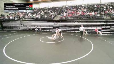 4A 285 lbs Quarterfinal - Royce Jolley, Cedar vs Preston Smith, Sky View