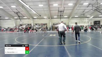 125 lbs Consi Of 16 #2 - Hunter Johnson, Edinboro vs Adan Benavidez, Kent State