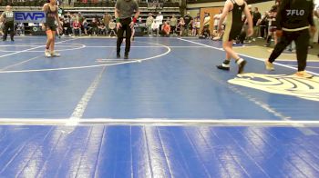 100 lbs Quarterfinal - Kiah Locust, Cowboy Wrestling Club vs Klayton Meek, Deer Creek Wrestling Club