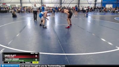 Elite 149 lbs Cons. Round 1 - David Platt, St. Cloud State vs Trevor Reinke, Southeast Community College