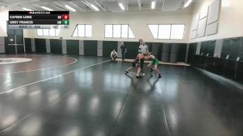 80A Champ. Round 1 - Caysen Long, Riverton Middle School vs Grey Francis, Lander Middle School