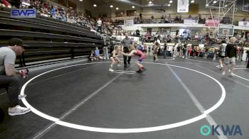 61 lbs Rr Rnd 1 - Randy Wanzer, Chandler Takedown Club vs Delanie Wartchow, Shelton Wrestling Academy