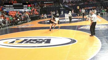 1A 175 lbs Cons. Round 1 - Duke Mays, Johnsburg vs Kobe Cali, Benton