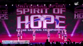 Cheeriffic Allstars - Tiny Twisters [2026 L1 Tiny - D2 Day 1] 2026 Spirit of Hope Grand Nationals