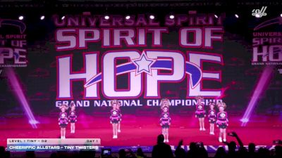Cheeriffic Allstars - Tiny Twisters [2026 L1 Tiny - D2 Day 1] 2026 Spirit of Hope Grand Nationals