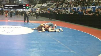 7A 132 lbs Quarterfinal - Trey Denny, Oak Mountain vs Braiden Benefield, Huntsville