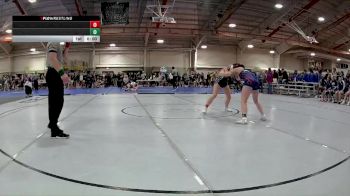 120 lbs Champ. Round 1 - Jorja Lunkenheimer, Lakota East High School vs Mia Thompson, Sandusky