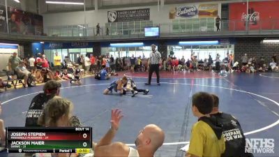 90 lbs Round 4 (8 Team) - Joseph Stepien, Panhandle Punishers vs Jackson Maier, SVRWC