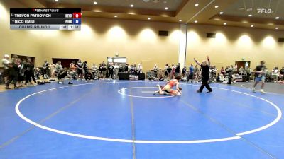 113 lbs Champ. Round 3 - Trevor Patrovich, New York vs Nico Emili, Pennsylvania