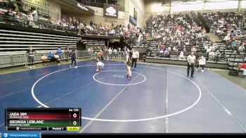 4A 120 lbs Cons. Round 1 - Georgia Leblanc, Mountain Crest vs Jada Sim, Mountain View