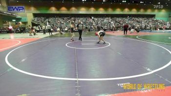 95 lbs Round Of 16 - Weston Miles, Unattached vs Lazarus McEwen, Mat Demon Wrestling Club