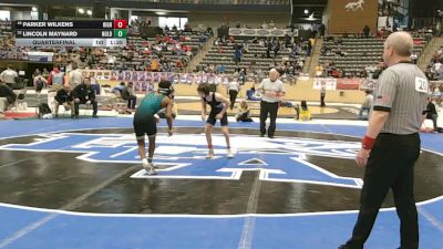 106 lbs Quarterfinal - Parker Wilkens, Highlands vs Lincoln Maynard, North Oldham
