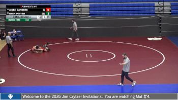 157 lbs Cons. Round 4 - Ryan Foster, Ohio Northern University vs Aiden Sanders, Roanoke College