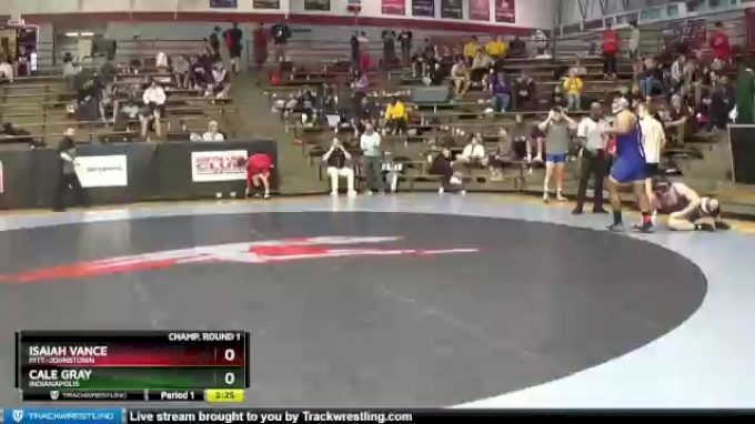 285 lbs Cons. Round 5 - Isaiah Greene, Marian University (IN) vs Cale Gray,  Indianapolis