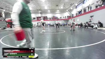 157 lbs Champ. Round 1 - Casey Barnett, Tiffin vs Maddox Campbell, Jamestown (N.D.)