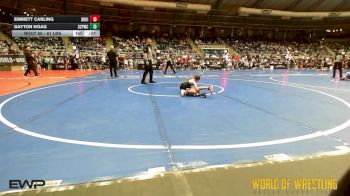61 lbs Consi Of 32 #1 - Emmett Carling, Bruin Elite vs Dayton Hoag, South Central Punisher Wrestling Club
