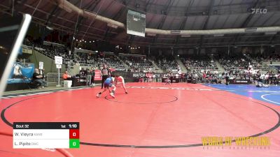 80 lbs Round Of 32 - Walker Vieyra, Kansas Young Guns vs Lucas Pipito, Delta Wrestling Club, Inc