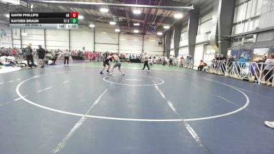 132 lbs Rr Rnd 2 - Gavin Phillips, Team Arkansas - HSB vs Kayden Braun, FZ Crew - HSB