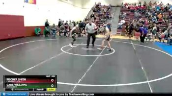 113 lbs Champ. Round 2 - Cade Williams, Moorcroft vs Fischer Smith, Campbell County