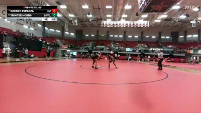 100 lbs Cons. Semi - Trinitee Hobbs, Coppell vs Odessy Esparza, South Grand Prairie