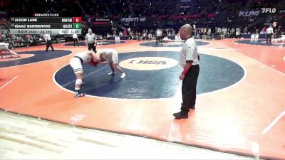 2A 190 lbs 5th Place Match - Jaxon Lane, Lombard (Montini) vs Isaac Barrientos, Elmhurst (IC Catholic)